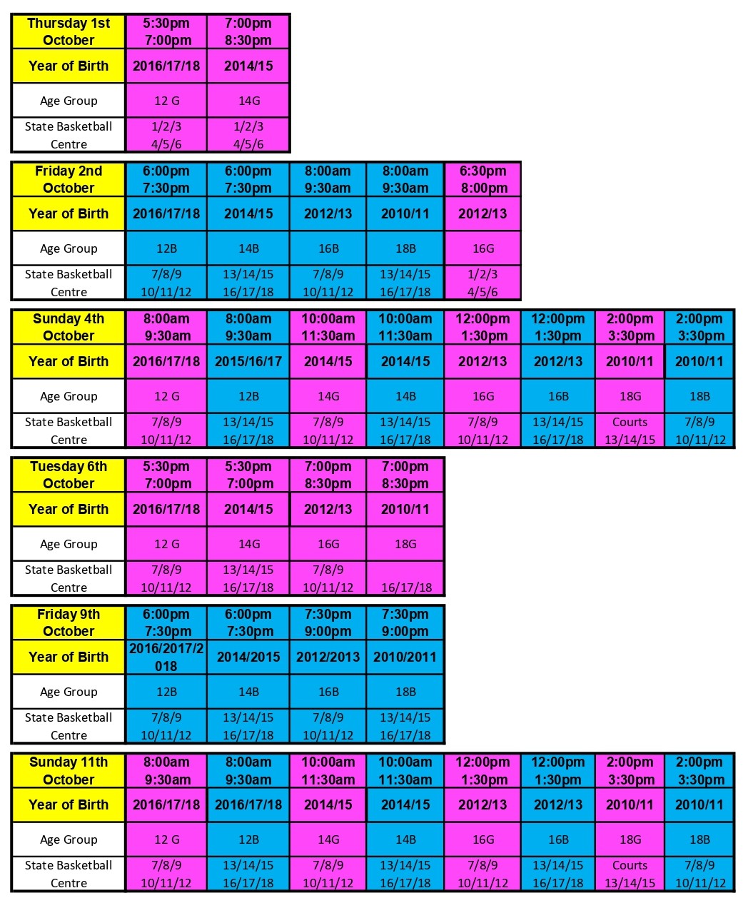 Copy Of Raiders Try Outs Timetable Page 0001